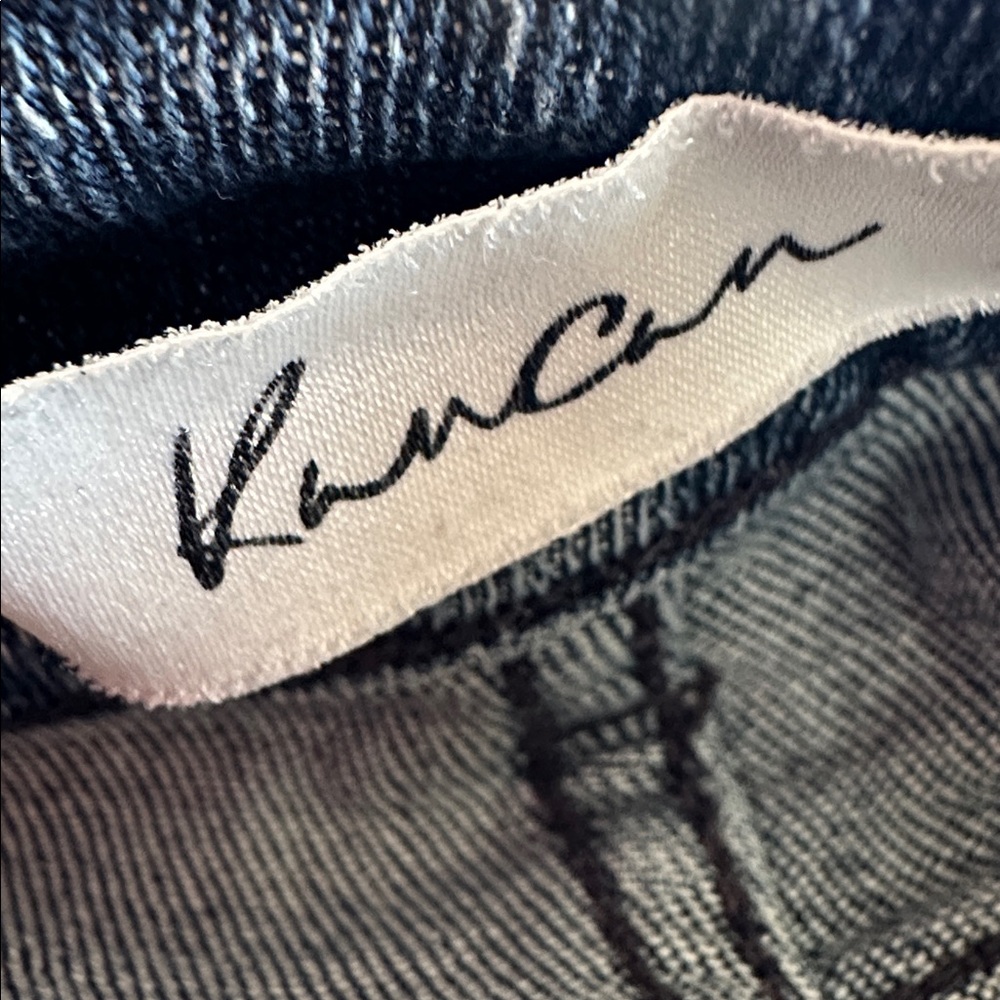 KanCan Dark Blue Button Fly Flare Jeans - Picture 7 of 8
